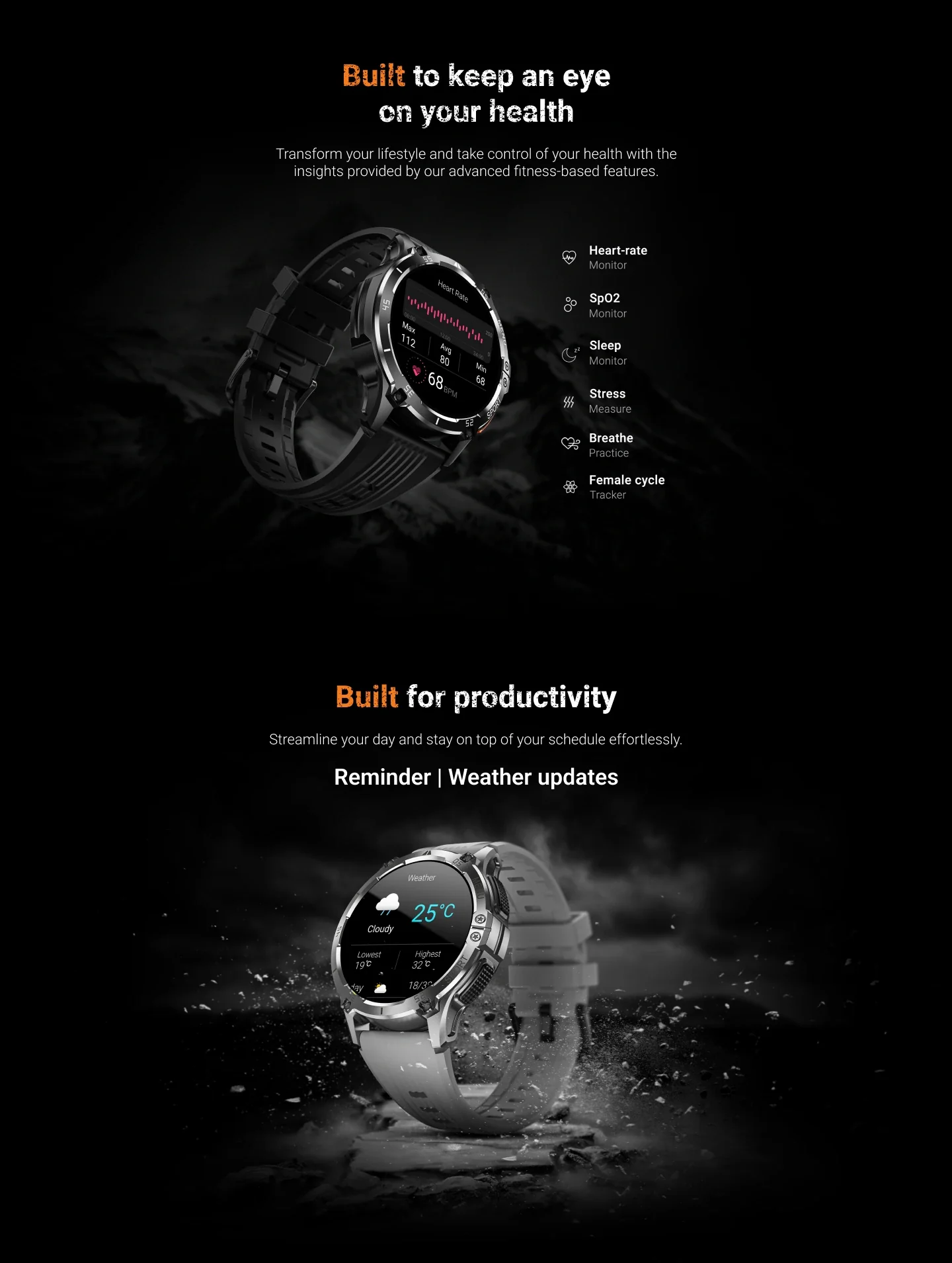 Noisefit Force Plus Amoled Display Smartwatch