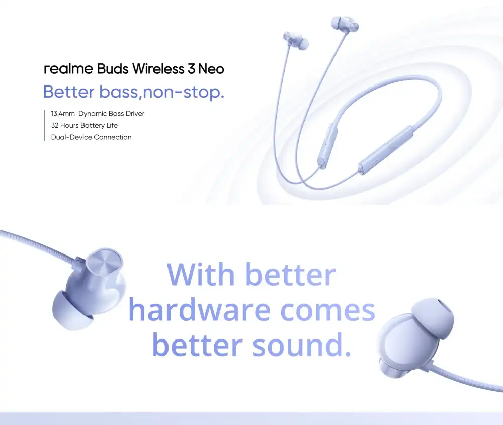 Realme Buds Wireless 3 Neo Bluet