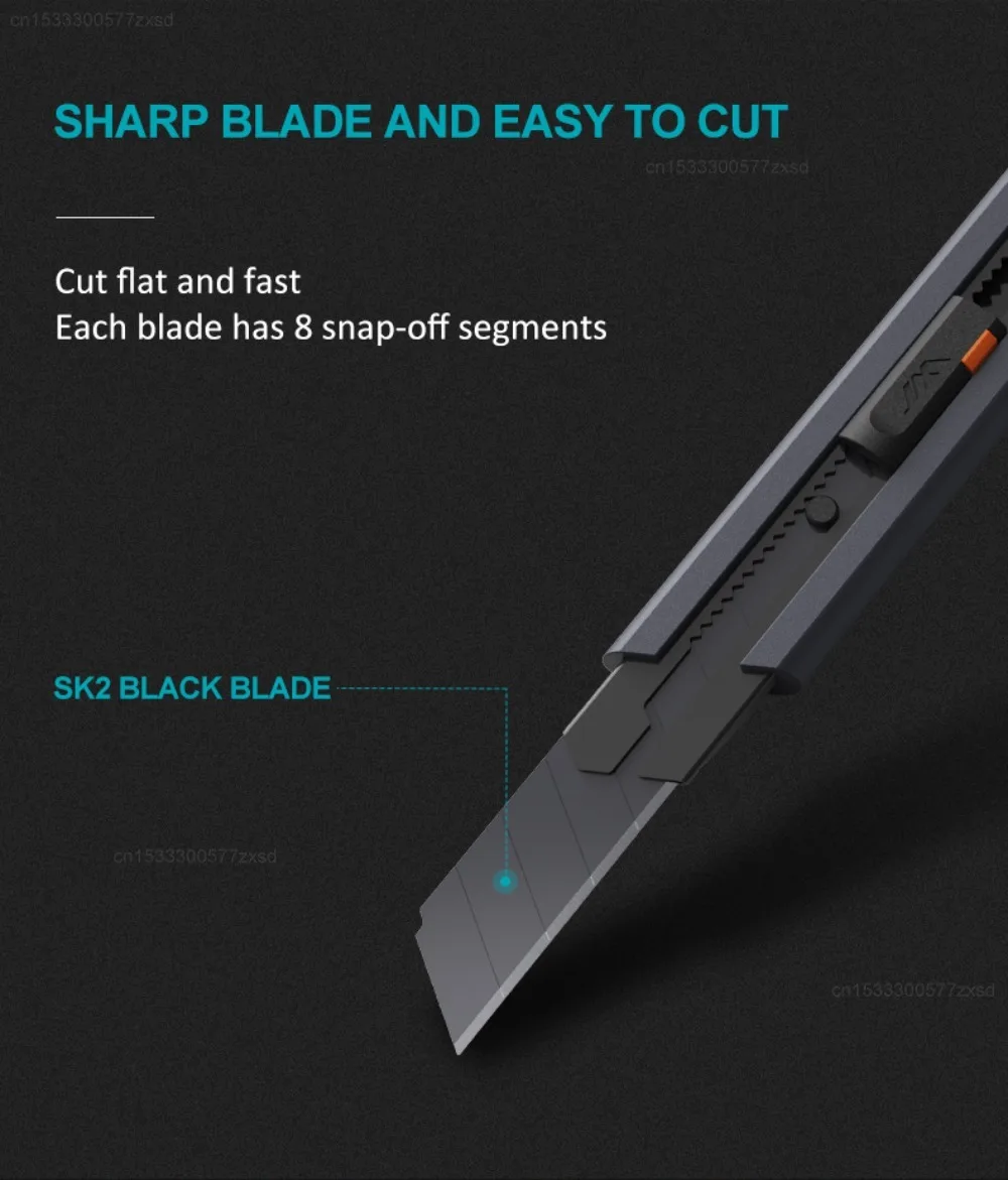 Xiaomi Jimihome 0.79inch Stretch Utility Knife Paper Cutter with Safety Lock Handicraft Tool