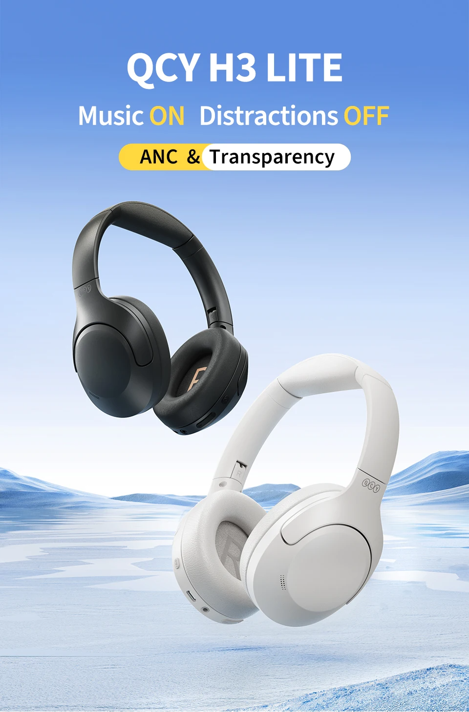 QCY H3 Lite ANC Wireless Headphone