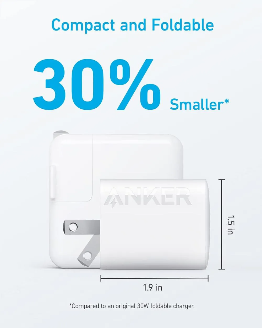 Anker 321 30W Charger With Type C to Type C Cable (B2640N11)