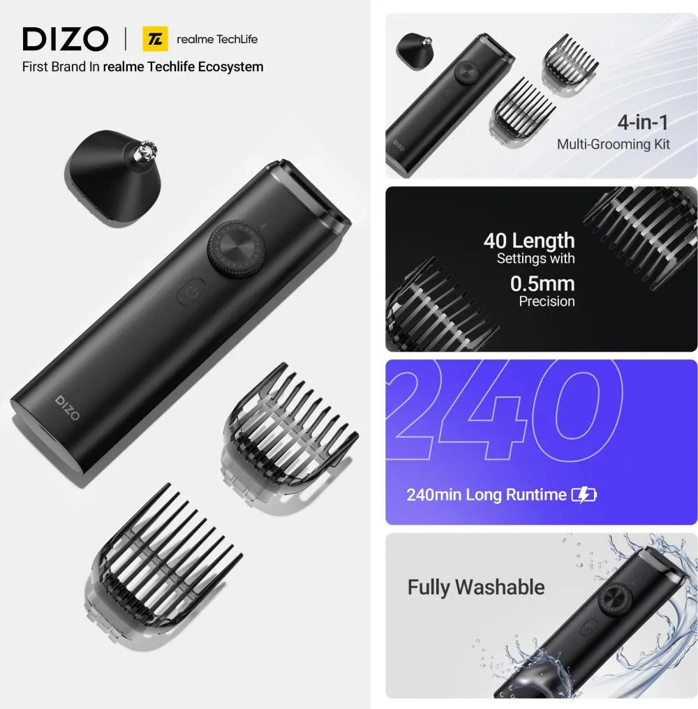 Dizo Trimmer Kit DT2126 by Realme