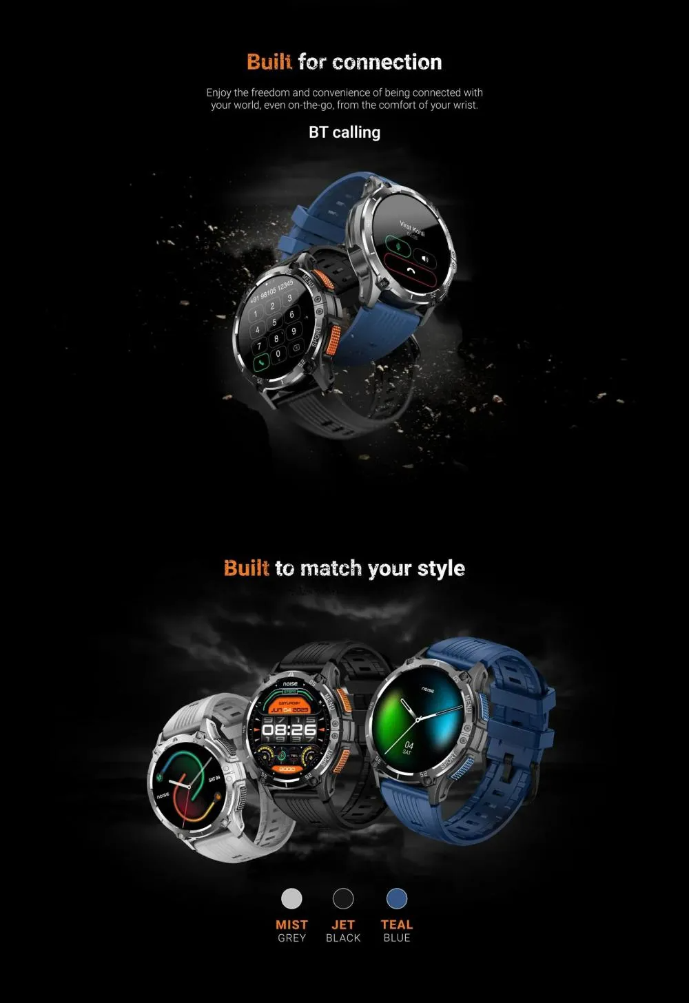 Noisefit Force Plus Amoled Display Smartwatch