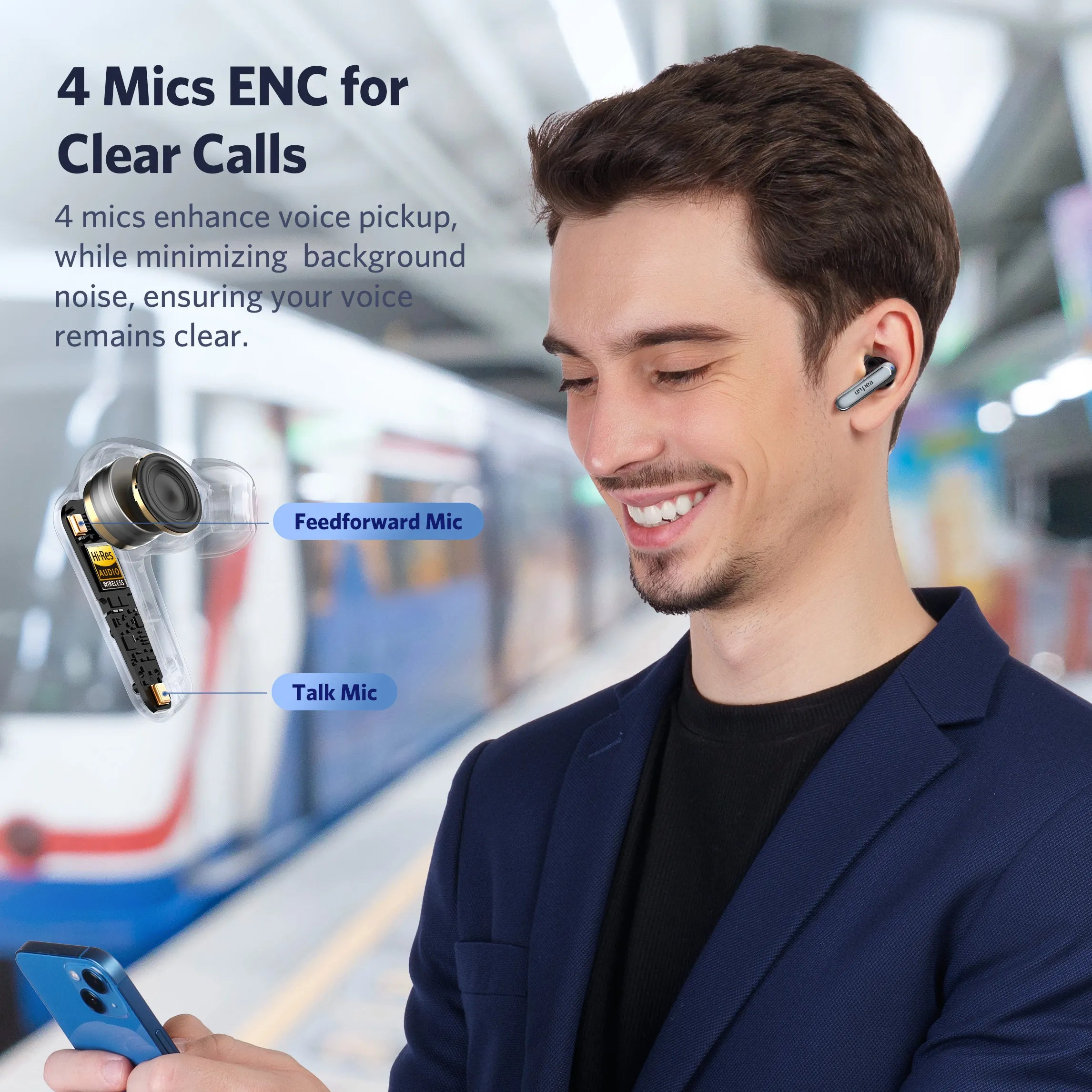 EarFun Air 2 NC ANC LDAC HiRes Audio Earbuds