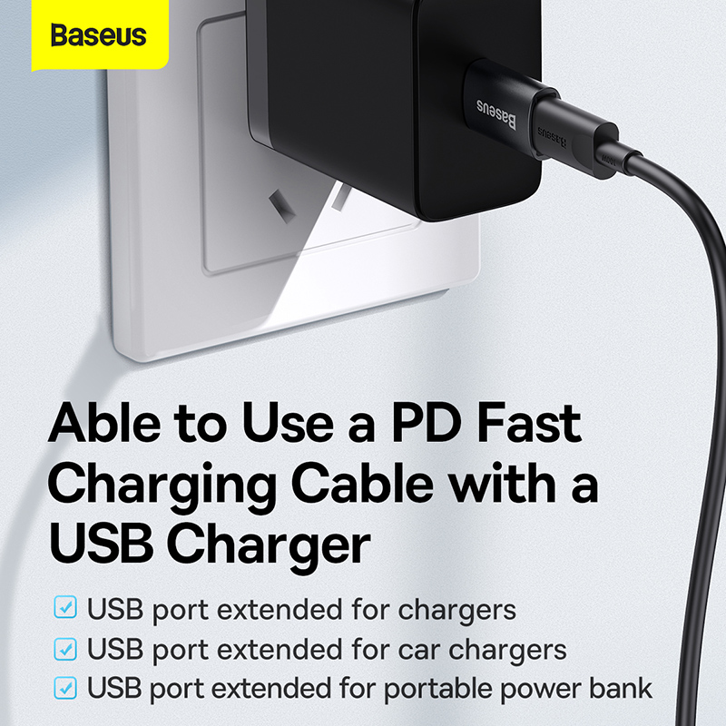 Baseus Ingenuity Series USB To Type C OTG Adapter (ZJJQ000101)