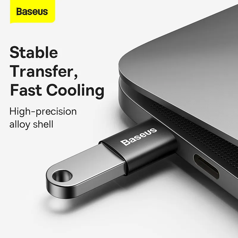 Baseus Ingenuity Series USB To Type C OTG Adapter (ZJJQ000101)