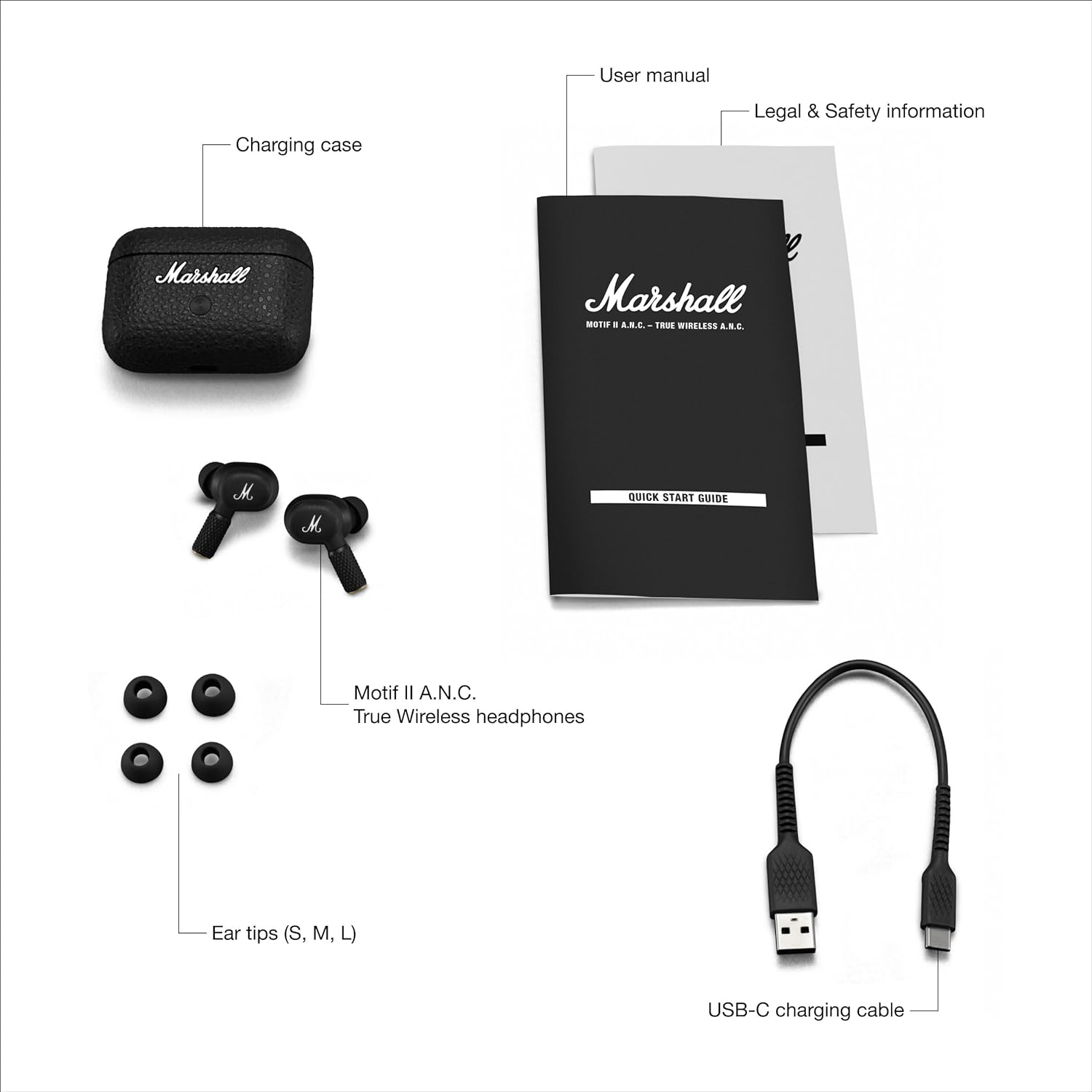 Marshall Motif 2 ANC TWS Earbuds