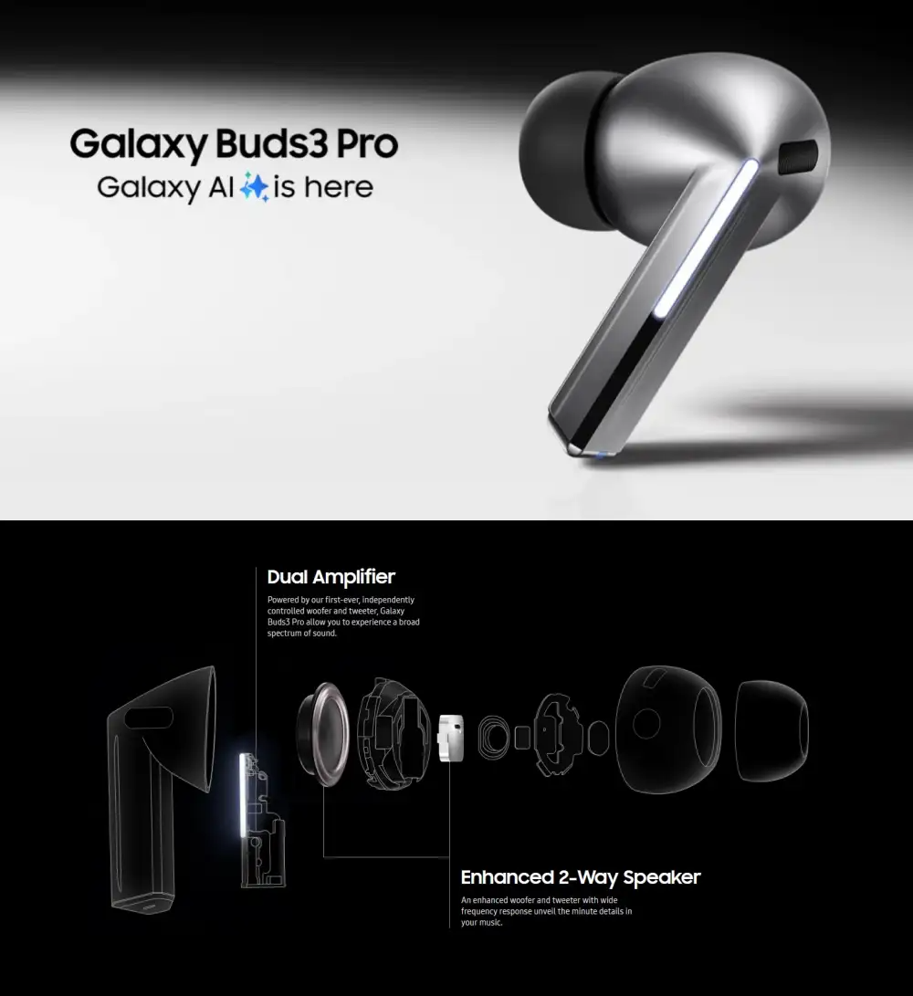 Samsung Galaxy Buds 3 Pro Ai Wireless Earbuds