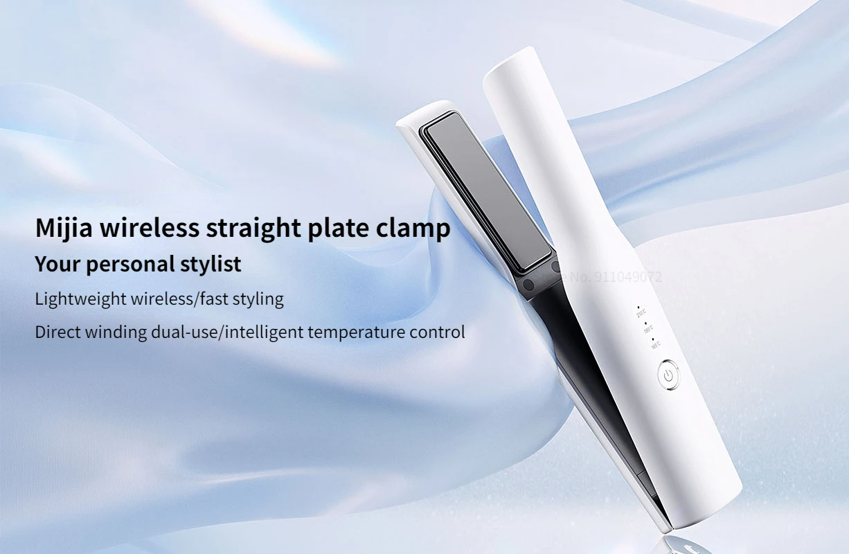 Xiaomi Mijia Wireless Straight Hair Clip Professional Straightener