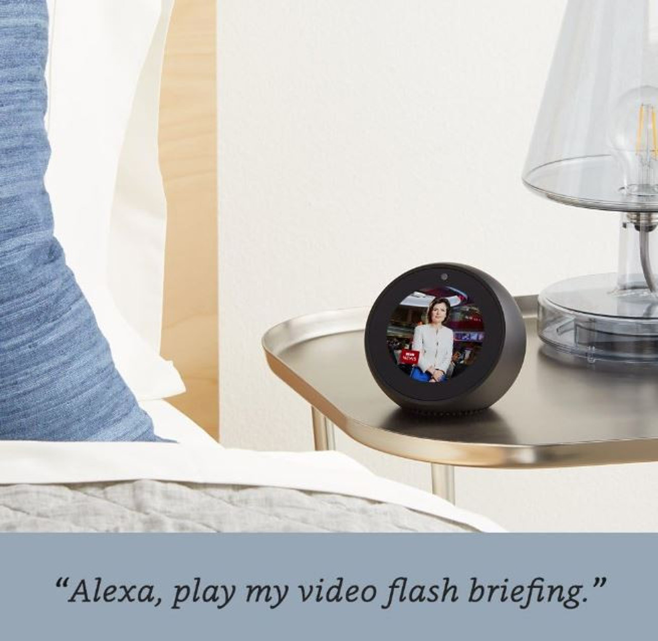 Amazon Echo Spot Smart Alarm Clock Speaker