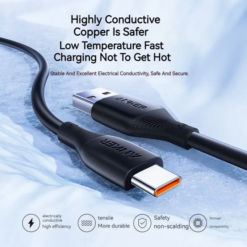 Anker A8001 USB-A to USB-C 100W fast charging data cable