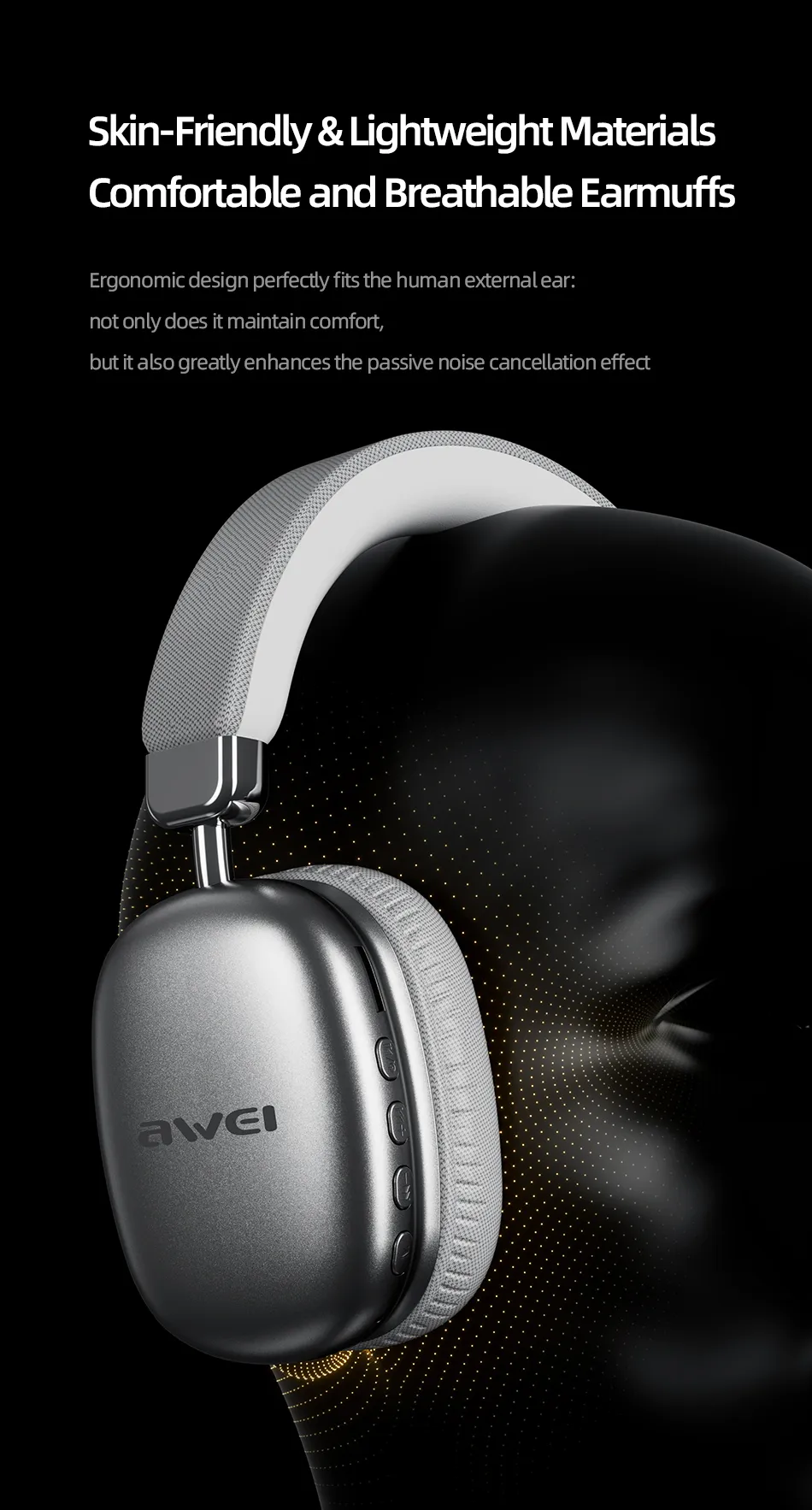 Awei AT7 Bluetooth Headphone