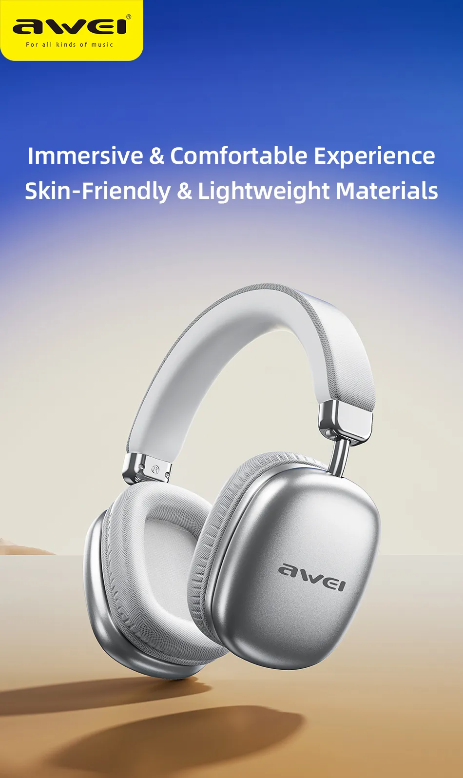 Awei AT7 Bluetooth Headphone