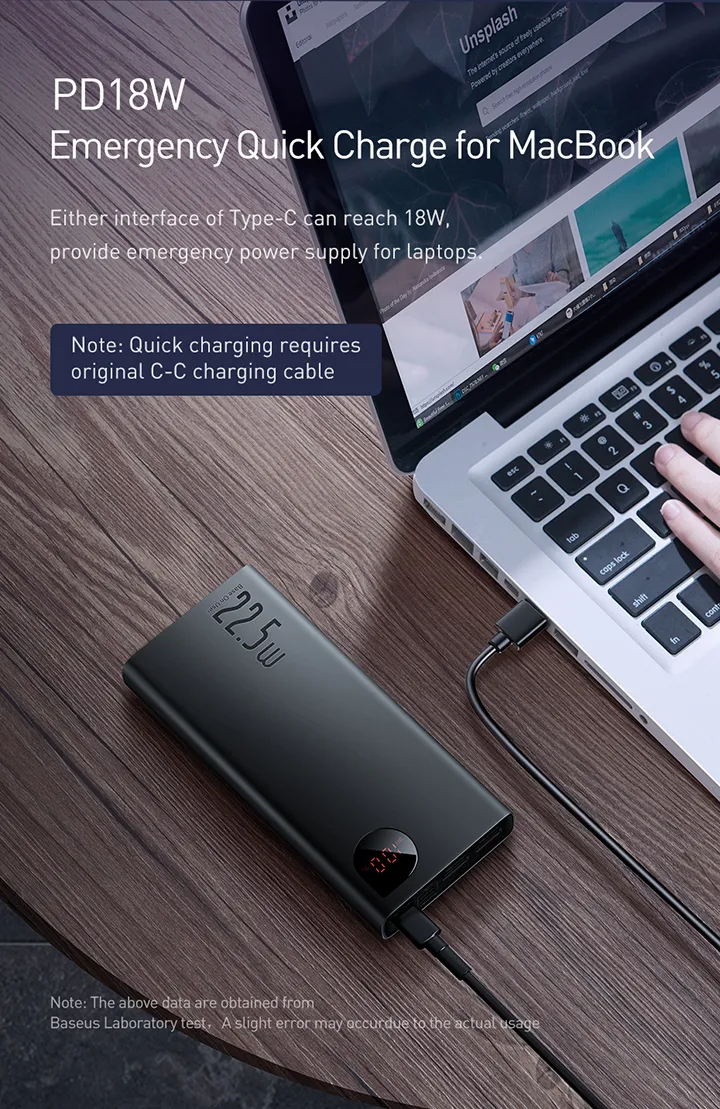 Baseus Adaman 20000mAh 22.5W Power Bank