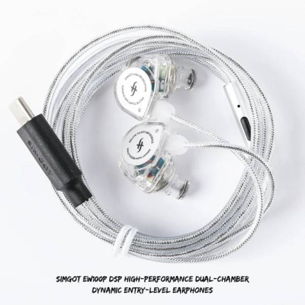 Simgot Ew100p High-Performance Dual-Chamber Dynamic Entry-Level Earphones