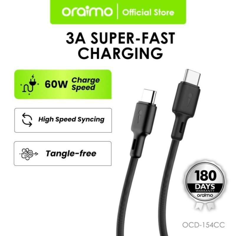 ORAIMO CABLE C TO C 60w cable (OCD-154CC)
