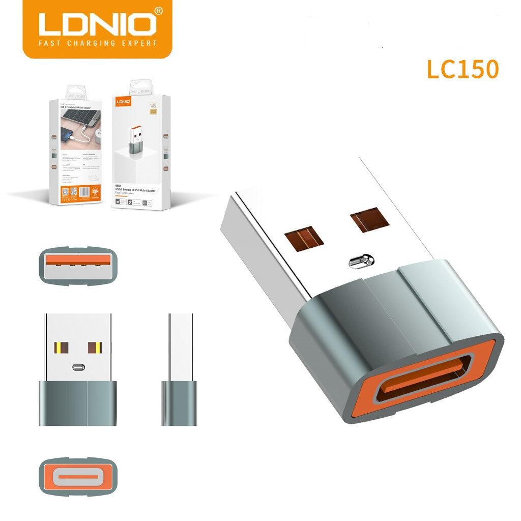 Ldnio LC150 USB C Female To USB Male Adapter Transmission