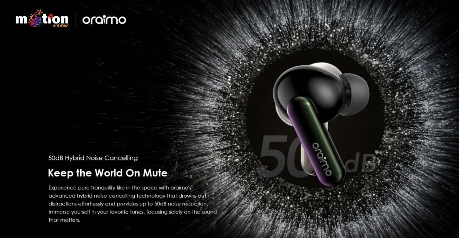 Oraimo OTW 630 SpaceBuds Hybrid ANC TWS Earbuds