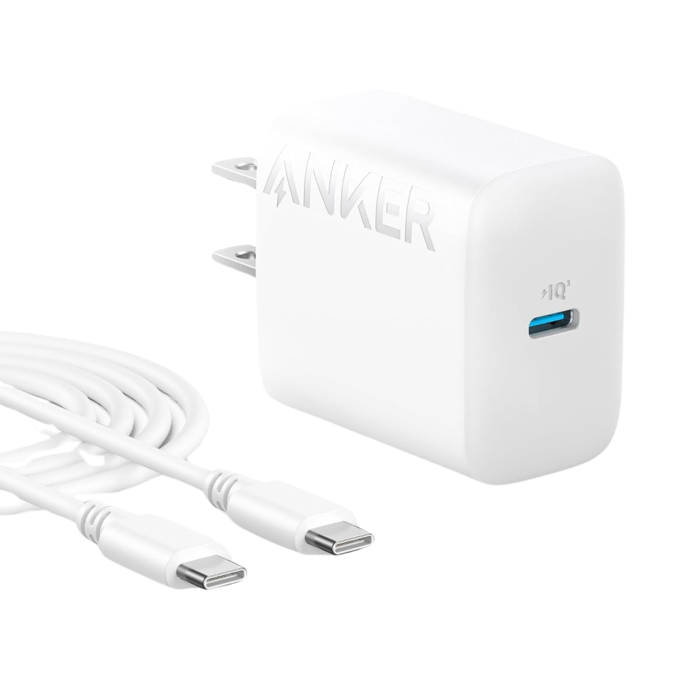 Anker 20W USB C Fast Wall Charger with Type C to C Cable