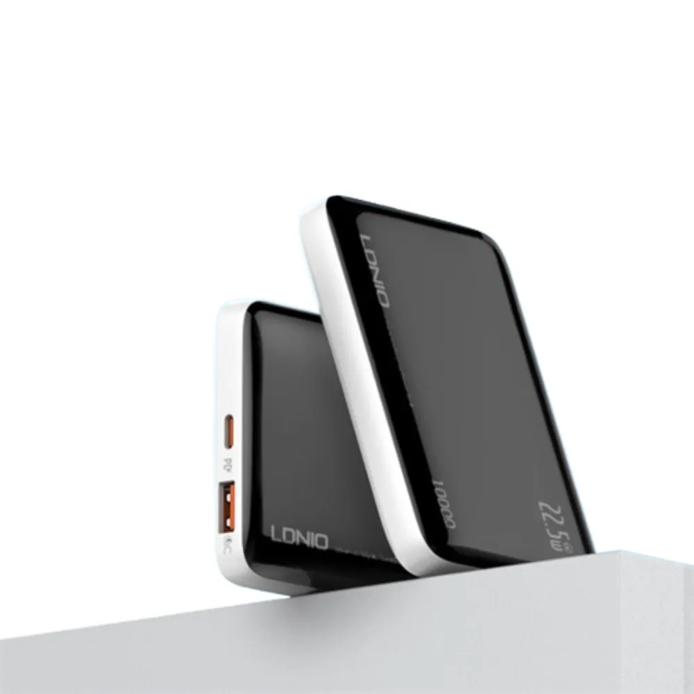 LDNIO-PQ25-10000mAh-22.5W-Fast-C LDNIO PQ25 10000mAh 22.5W Fast Charging Power Bank