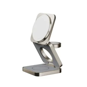 MOMAX Q2.Mag 3-in-1 Foldable Qi2 15W Magnetic Wireless Charging Stand