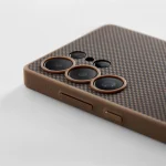 PITAKA PinButton Case for Samsung Galaxy S25 Ultra – Black/Gold
