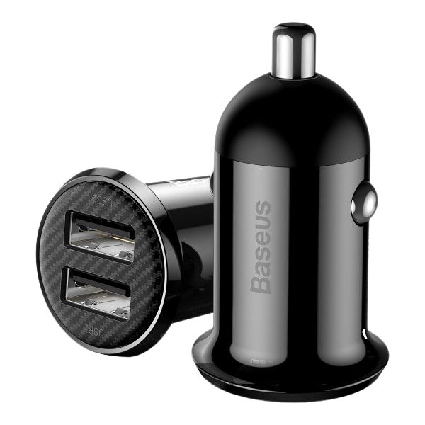Baseus-Grain-Pro-Car-Charger-Dual-USB-4.8A Baseus Grain Pro Car Charger Dual USB 4.8A