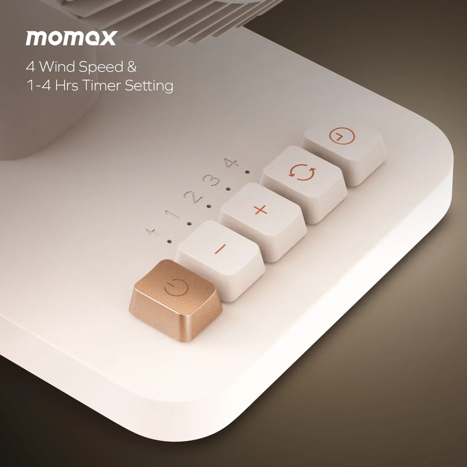Momax 1°Pod Desktop Wireless Ultra Quiet Mini Fan 2 Momax 1°Pod Desktop Wireless Ultra Quiet Mini Fan