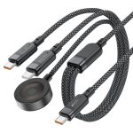 ACEFAST C6-11 3-in-1 100W Charging Data Cable with Wireless Charger