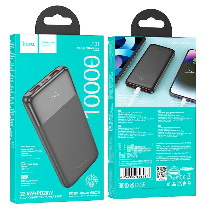 Hoco J121 22.5W 10000mAh Fast Charging Power Bank