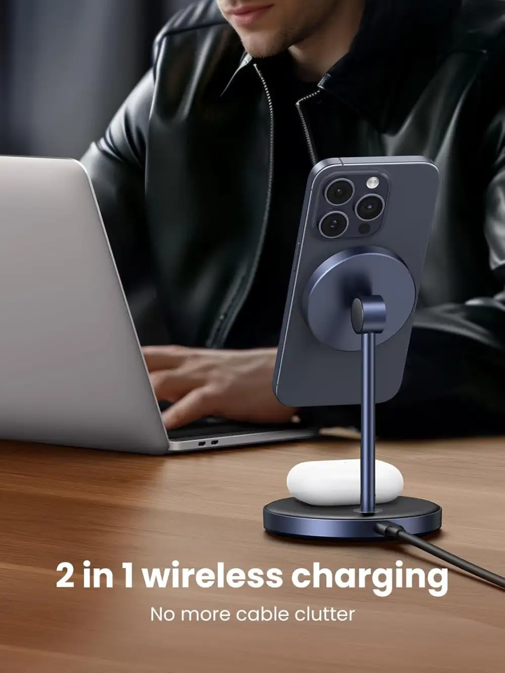 UGREEN W710 (45382) 25W 2-in-1 Magnetic Wireless Charger