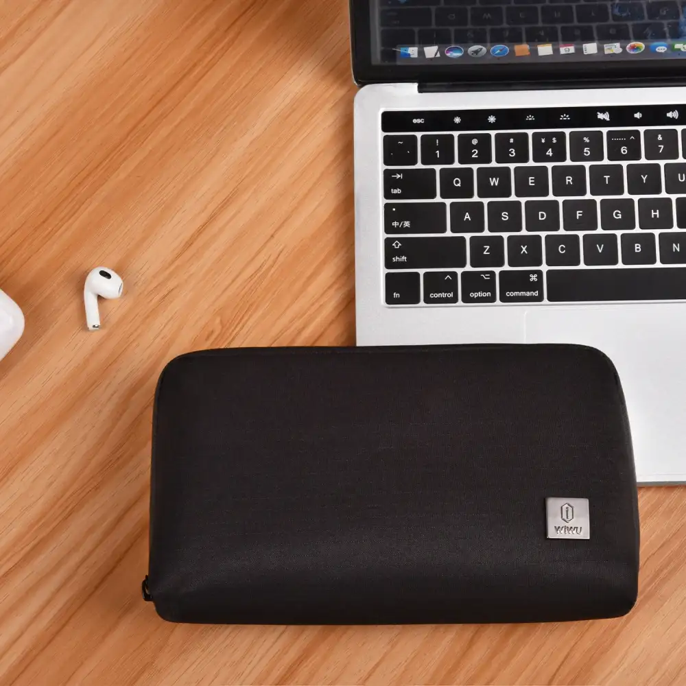 WiWU Alpha Tech Pouch Electronics Organizer Travel Bag