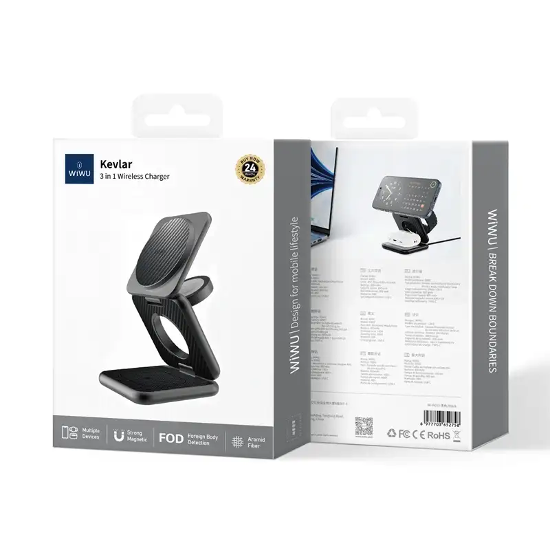 WiWU Wi-W035 Warrior 3 in 1 Wireless Charger