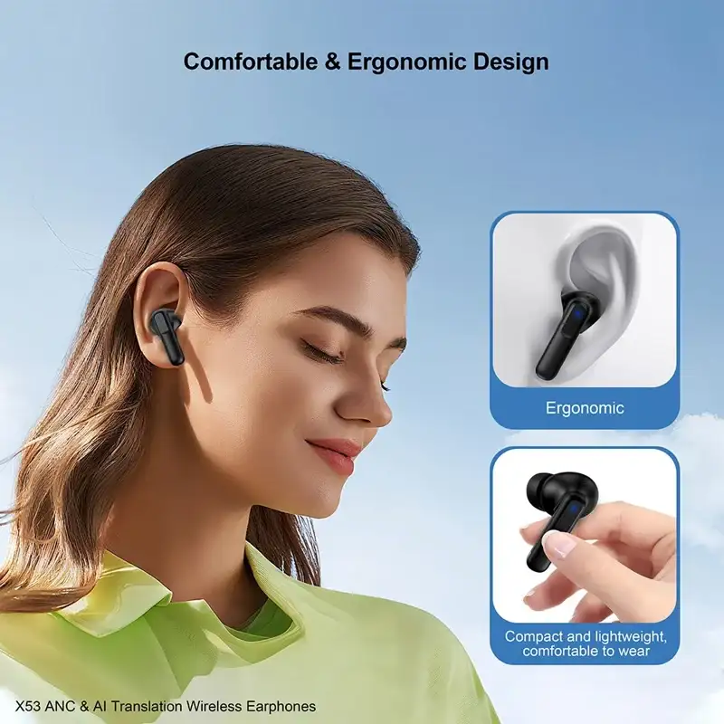 XUNDD X53 ANC and Al Translation Wireless Earphones
