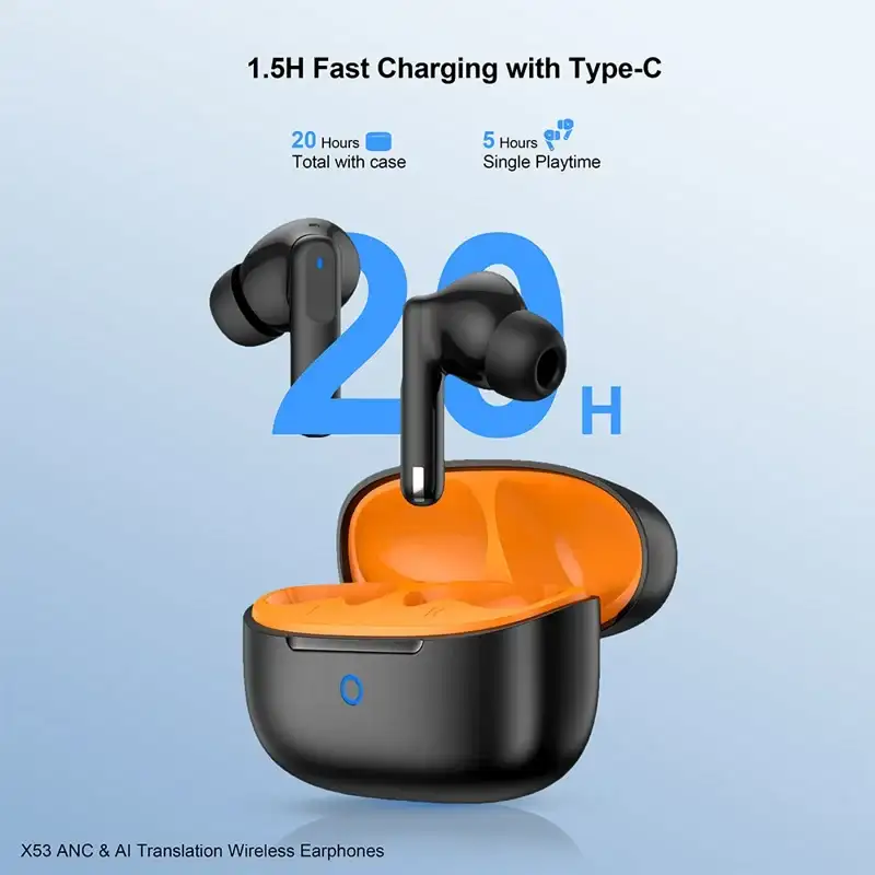 XUNDD X53 ANC and Al Translation Wireless Earphones