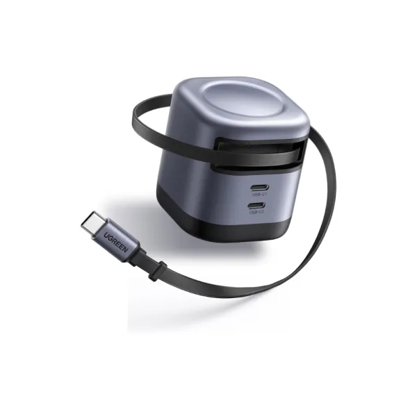 UGREEN-Nexode-45W-3-in-1-Compact UGREEN Nexode 45W 3 in 1 Compact GaN Charger - Image 1
