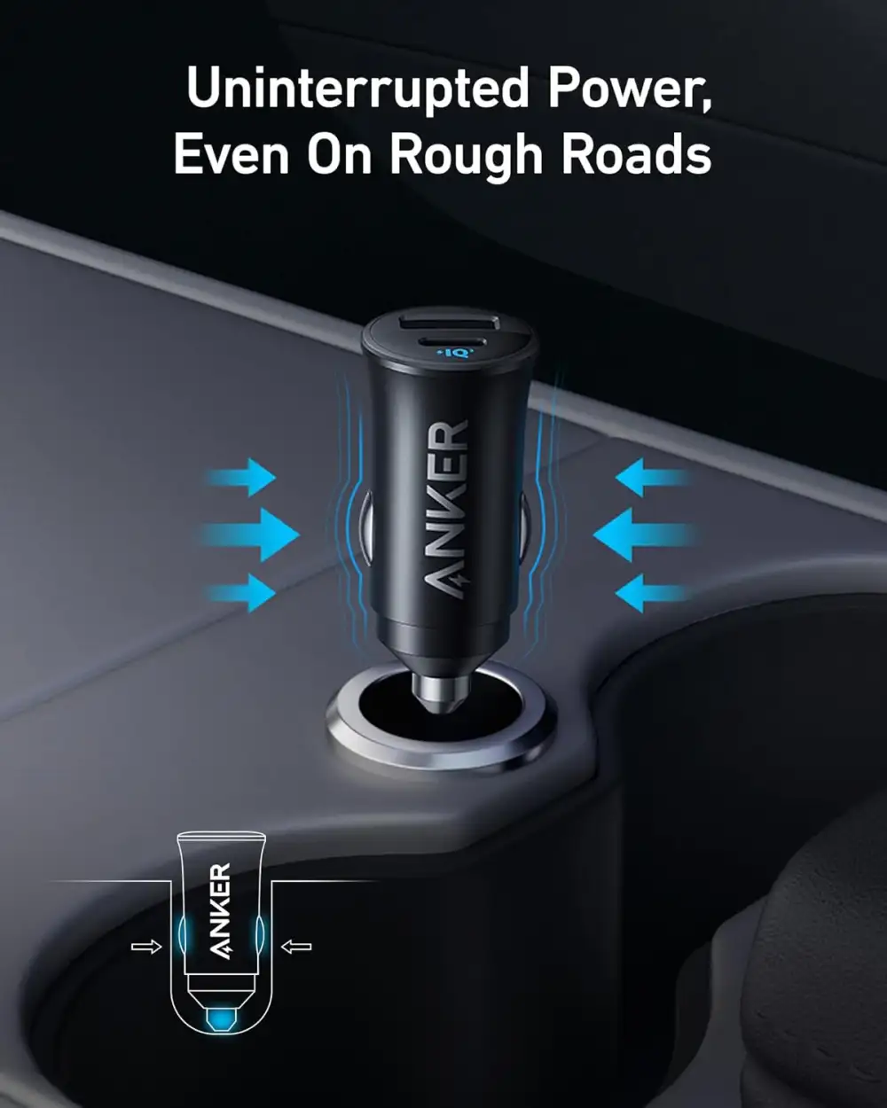 Anker Car Charger 30W 2-Ports A2741611 1 Anker Car Charger 30W 2-Ports A2741611