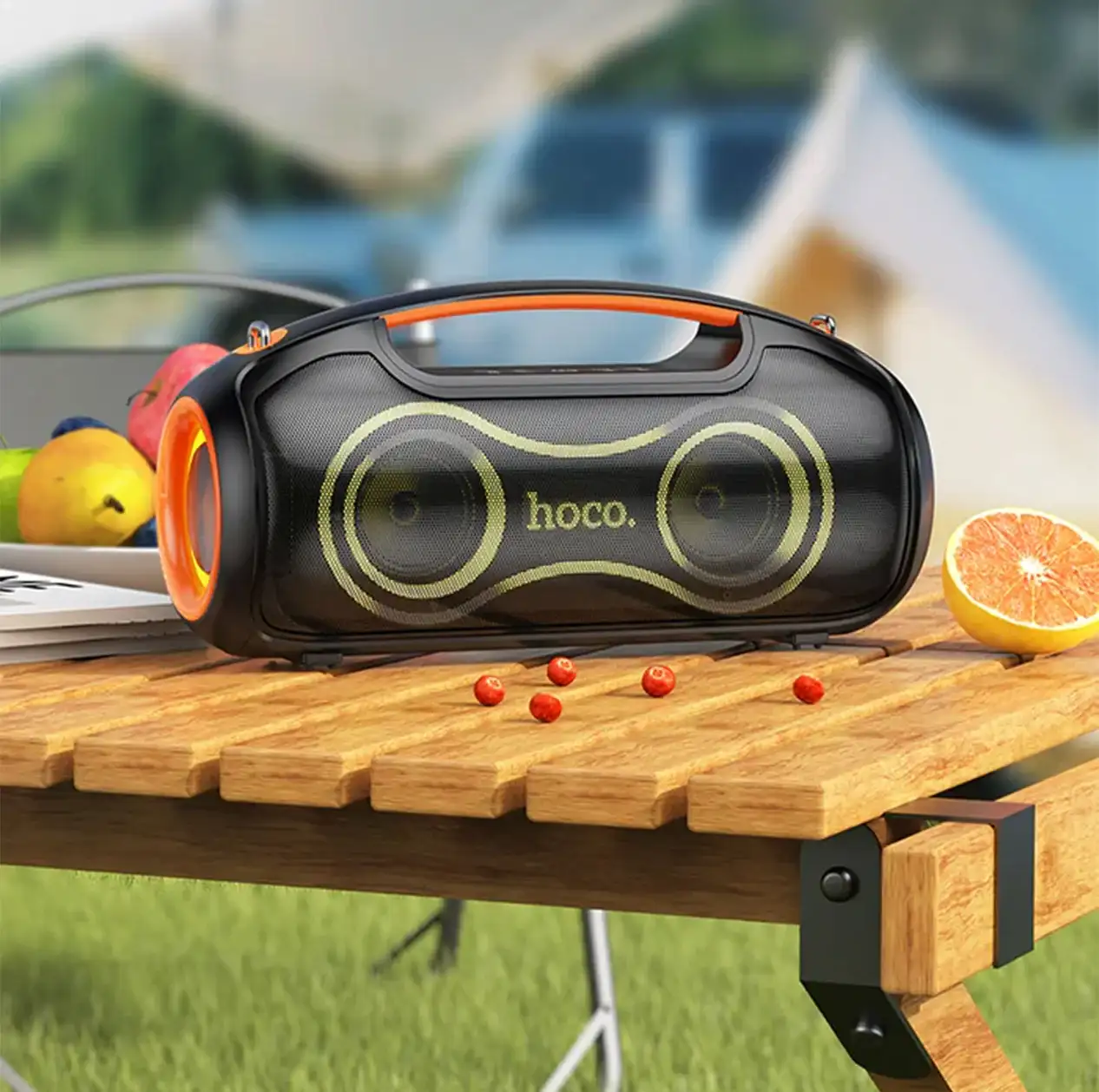 Hoco DS67 Bluetooth Party Speaker with 2 Wireless Microphones
