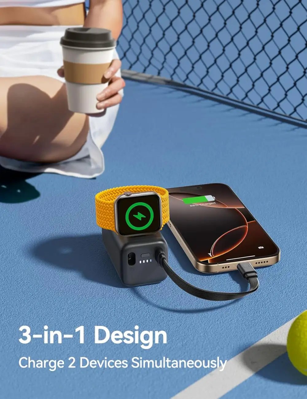 Joyroom JR-W13 5000mAh Smartwatch Powerbank 3 Joyroom JR-W13 5000mAh Smartwatch Powerbank