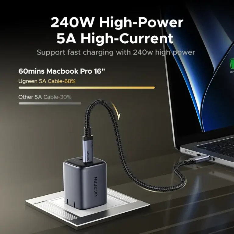 UGREEN 65383 USB C to USB C Cable 1M – 240W USB4 Gen4