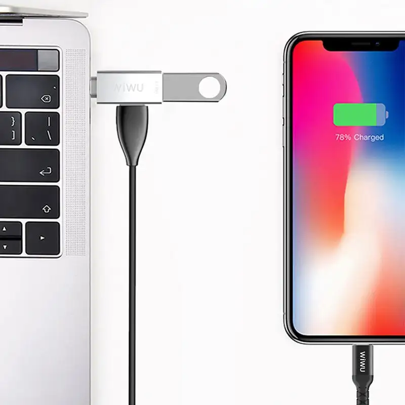 WiWU USB C Hub, T02 Multiple Function 2 in 1 Type C adapter for Macbook