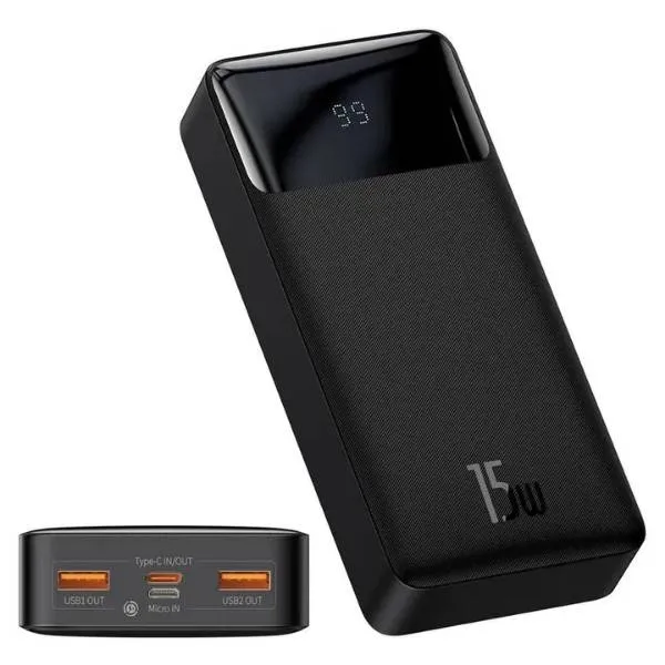 Baseus-Bipow-15W-30000mAh-Digita Baseus Bipow 15W 30000mAh Digital Display Power Bank
