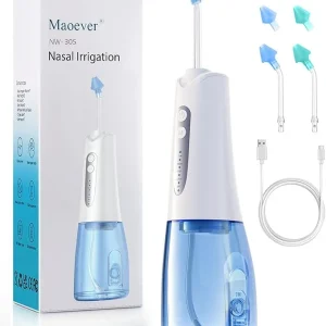 Electric Nasal Irrigation System with Pulsating Sinus Rinse