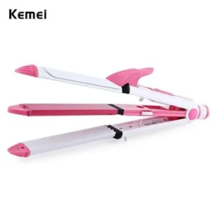 Kemei KM-1213 3 in 1 Hair Straightener Wave Curler