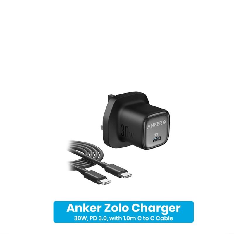 Anker Zolo 30W Charger with 1.0m C to C Cable Price In BD