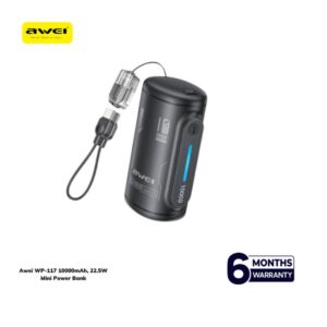 Awei WP-117 10000mAh 22.5W Mini Power Bank BD