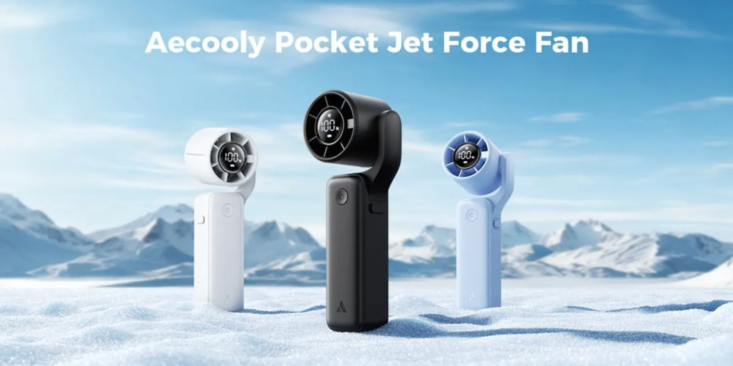 Aecooly AirGimbal Portable Handheld Fan