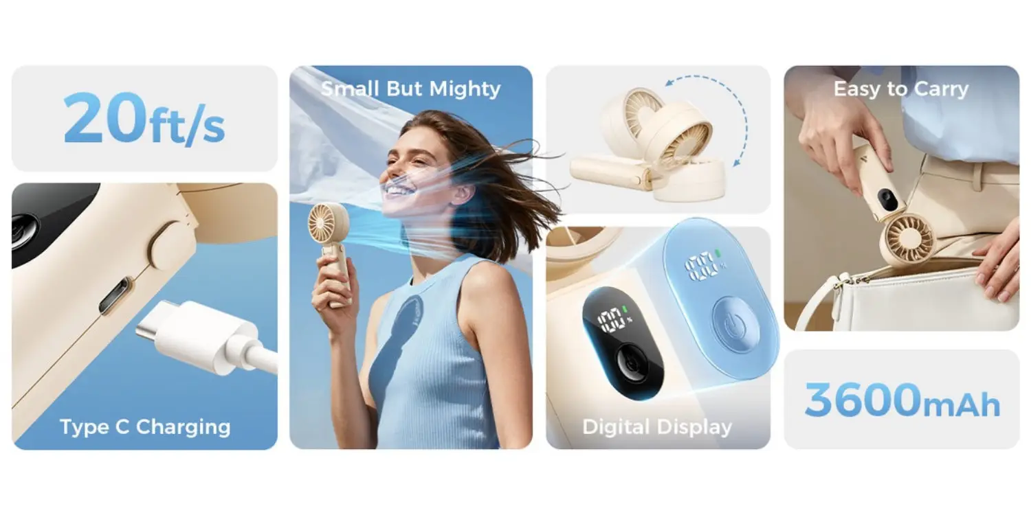 Aecooly Halo 04 Handheld Fan